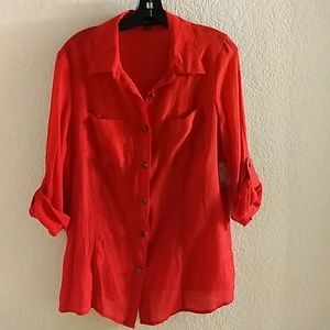 Women's Elementz Button Down Top